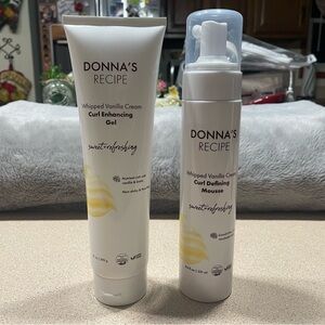 Donna's Recipe Curl Enhancing Gel and Mousse Set